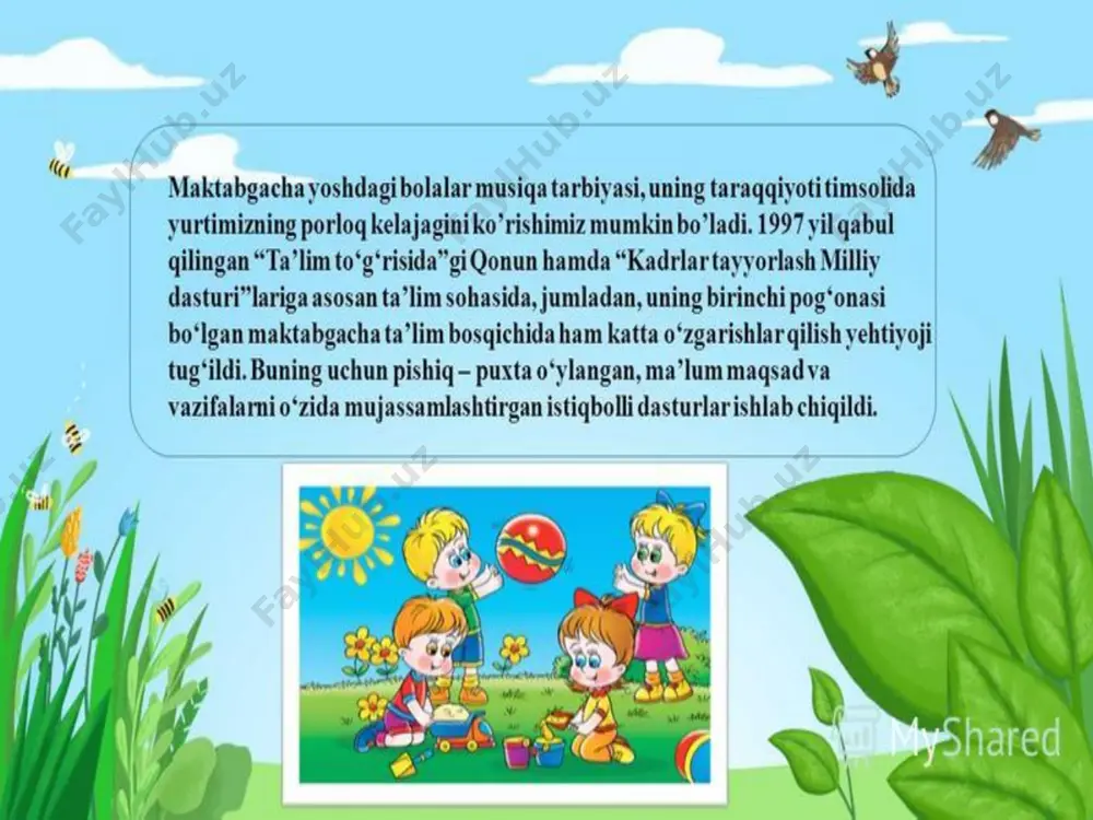 maktabgacha ta'lim tashkilotlari o’rta guruhlarida musiqa mashg'ulotlari - Page 4