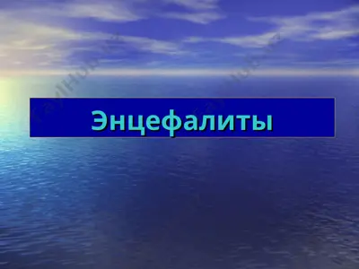 энцефалиты — PPT