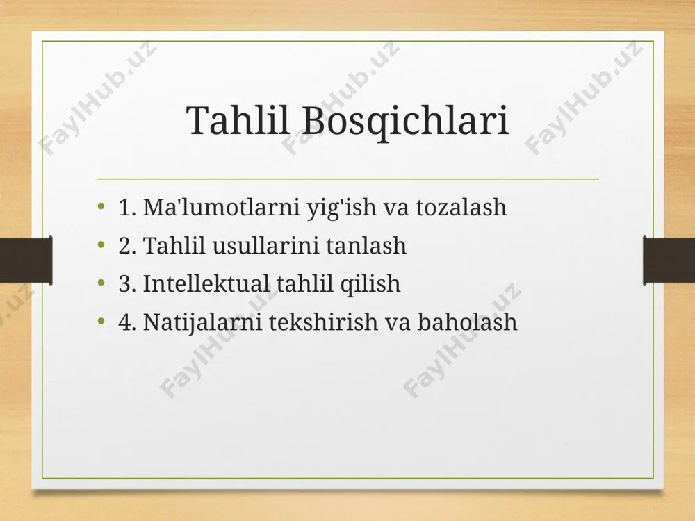 ma'lumotlarning intellektual tahlili - Page 4