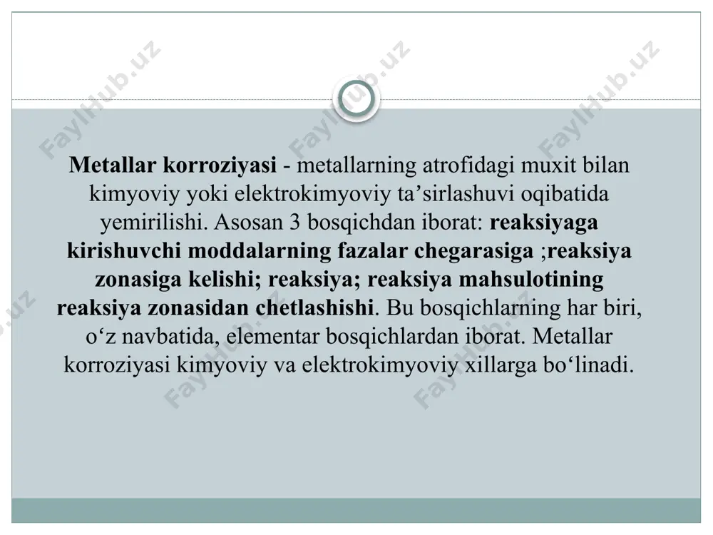 metallarning korroziyasi va unga qarshi kurashish usullari - Page 3