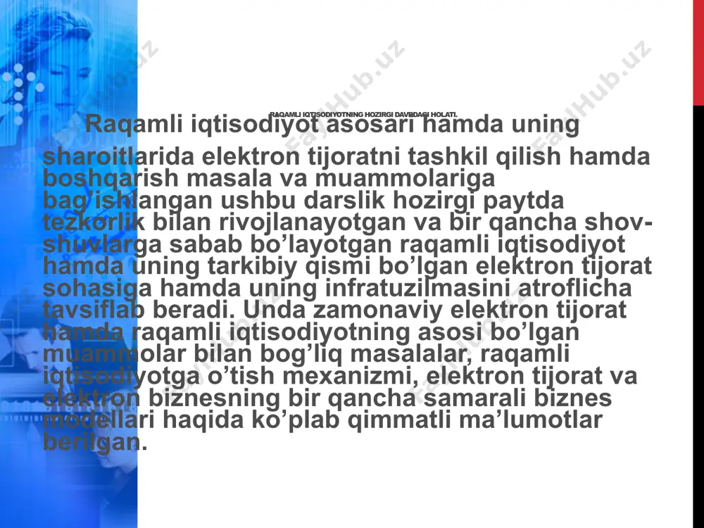 raqamli iqtisodiyotning hozirgi davrdagi holati taqdimoti - Page 4