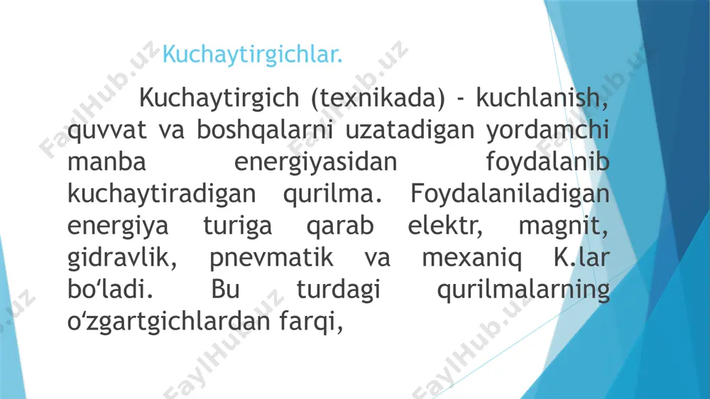 "pnevmatik kuchaytirgichlar" - Page 3