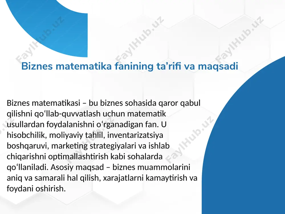 biznes matematikaga kirish - Page 4