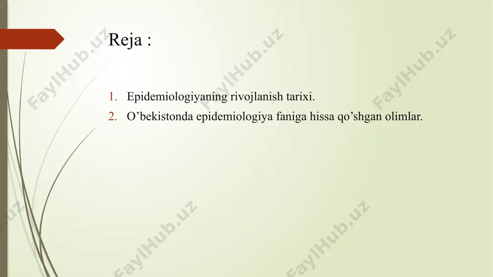tor yuqumli kasalliklarning tabiiy o'choqliligi nazariyasini yaratdi, l.v. gromashevskiy bu nazariyaga koʻra tabiatning ba'zi joylarida kasallik qoʻzgʻatuvchisining turgʻun saqlanishi ta'minlanadi. a.a. smorodintsev yapon entsefaliti epidemik oʻchoqlarini kashf etgan,o'choqlarda buyrak sindromi boʻlgan gemorragik isitmaning etiologiyasi, klinikasi va epidemiologiyasini oʻrganishga boshchilik qilgan, kasallikni viruslar chaqirishini aniqlagan, sichqonsimon kemiruvchilarning infeksiya manbalari sifatidagi rolini isbotlagan. e.n. pavlovskiy (1884-1966 yy.) qator yuqumli kasalliklarning tabiiy o'choqliligi nazariyasini yaratdi, bu nazariyaga koʻra tabiatning ba'zi joylarida kasallik qoʻzgʻatuvchisining turgʻun saqlanishi ta'minlanadi. a.a. smorodintsev yapon entsefaliti epidemik o'choqlarini kashf etgan,o'choqlarda buyrak sindromi boʻlgan gemorragik isitmaning etiologiyasi, klinikasi va epidemiologiyasini oʻrganishga boshchilik qilgan, kasallikni viruslar chaqirishini aniqlagan, sichqonsimon kemiruvchilarning infeksiya manbalari sifatidagi rolini isbotlagan. bundan tashqari, u gripp, kanalardan yuqadigan va yapon entsefalitlari, qizamiq, parotit, qizilcha kasalliklarining maxsus profilaktikasi uchun vaksinalar yaratgan. o‘zbekistonda mustaqil epidemiologiya kafedrasi 1935-yilda toshkent davlat tibbiyot instituti tarkibida tashkil topgan. 1930–1935-yillari epidemiologiya fani mikrobiologiya va yuqumli kasalliklar kafedralari qoshida epidemiologiya kursi sifatida oʻqitilgan. epidemiologiya kafedrasiga professor …