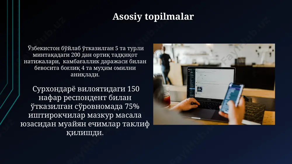 taqdimot ishini tanqidiy baholash va adabiyotlarni ko'rib chiqish - Page 4