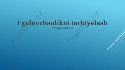vatanparvarlikni tarbiyalash — PPTX