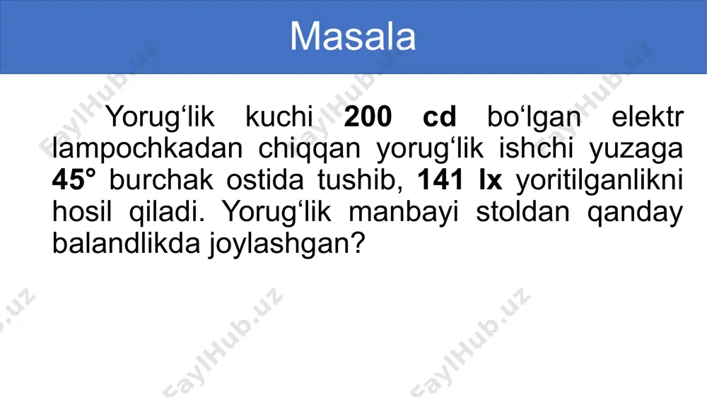 yorug‘lik kuchi va balandlik - Page 3