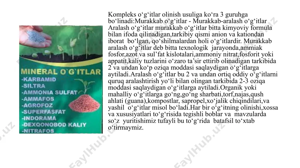 i.o‘simliklar barglar orqali 95 foiz va undan ko‘proq co2 ni, shuningdek ildizdan oziqlantirilganda suvli eritmalardan kul elementlarni,oltingugurt va azotni o‘zlashtirishi mumkin.lekin azotni, suvni va kul elementlarining asosiy miqdori o‘simliklarga tuproqdan ildiz sistemasi orqali o‘tadi.o‘simlikni biologik xususiyatlariga va yetishtirish sharoitiga qarab,ildiz sistemasi har xil darajada rivojlanadi.oziqa elementlari kam bo‘lgan tuproqlarda va qurg‘oqchil mintaqalarda oziq elementlari va suv izlab o‘simliklar nisbatan ko‘p ildiz massasi hosil qiladi.mineral oziqlanish nazariyasi 1858 yilda sun’iy oziqali muhitida (suv kul’turasida) birinchi bo‘lib,o‘simlik to‘liq pishib etilguncha qadar o‘stirilganda o‘z tasdig‘ini topdi va tan olindi.keyinchalik esa qumli muhitda (qum kul’turasida) to‘liq oziqa aralashmasida o‘simlik o‘stirildi.tirik hujayraga oziq moddalarining o‘tishi haqidagi dyutroshe (1837) fikrlari diqqatga sazovordir. u hujayraga suv va unda erigan moddalar diffuziya hodisasi asosida sitoplazmatik membrananing g‘ovaklari orqali kiradi deb hisoblaydi.saks esa buni jamg‘aruvchi diffuziya hodisasi asosidagi ximiyaviy jarayonlar orqali ro‘y beradi, bunda hujayra ichidagi moddalar konsentratsiyasi tashqi muhit konsentratsiyasini doimo tengsizlantiradi deb hisoblaydi. fotosintez jarayonida o‘simliklarda organik …