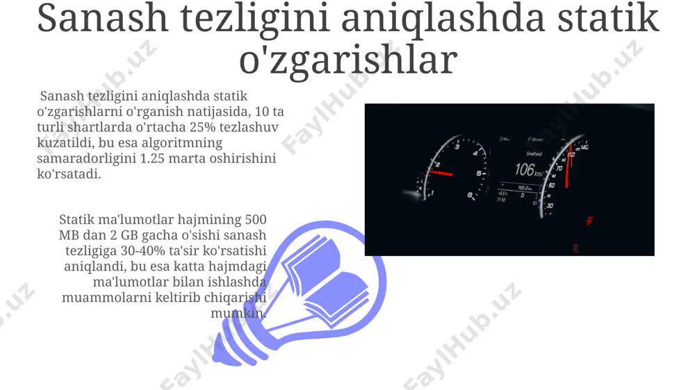 sanash tezligini aniqlashdagi statistik o'zgarishlar - Page 3