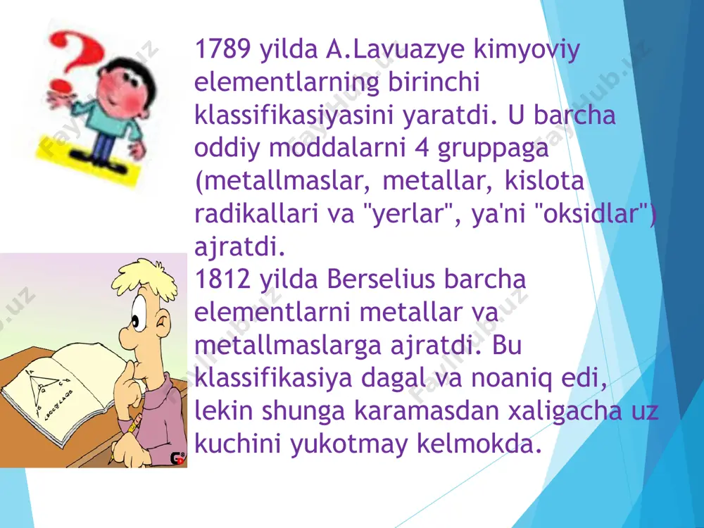 d.i.mendeleyevning elementlar davriyqonuniva kimyoviy elementlar davriy sistemasi - Page 4