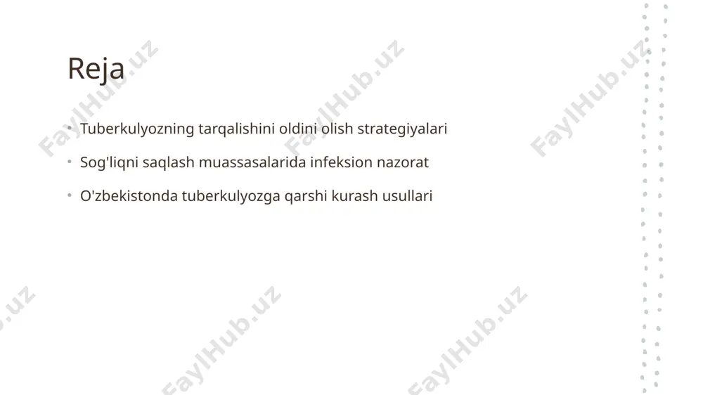saqlash muassasalarida tuberkulyoz infeksiyasini oldini olish uchun infektsion nazorat qoidalarini qat'iy rioya qilish zarur. bu, kasallikning tarqalishini kamaytiradi. o'z vaqtida tekshiruv kasallikni erta aniqlash uchun bemorlarni muntazam ravishda tekshirish muhimdir. bu tuberkulyozni tezda davolash imkonini beradi va infeksiya tarqalishini oldini oladi. shaxsiy gigiena shaxsiy gigiena qoidalariga rioya qilish, masalan, qo'llarni toza saqlash va niqob taqish, tuberkulyozning tarqalishini sezilarli darajada kamaytiradi. o'quv dasturlari kasallik haqida o'quv dasturlarini tashkil etish, xodimlar va bemorlarni tuberkulyoz va uning oldini olish usullari haqida ma'lumot bilan ta'minlaydi. infektsion nazoratni ta'minlashda zamonaviy texnologiyalardan foydalanish. zamonaviy texnologiyalar, jumladan, avtomatlashtirilgan monitoring tizimlari va xavfsizlik kameralarini qo'llash, tuberkulyozga qarshi infeksion nazoratni kuchaytiradi. ushbu texnologiyalar yordamida kasallik tarqalishini tezda aniqlash va oldini olish mumkin. - avtomatik havalandirish tizimlari - raqamli sog'liqni saqlash ilovalari - ma'lumotlar analitika va sun'iy intellekt. photo by jakub żerdzicki on unsplash sog'liqni saqlash muassasalarida tuberkulyozga qarshi kurashda jamoatchilik ishtiroki. jamoatchilikning roli ta'lim va xabardorlik kengash va hamkorlik …