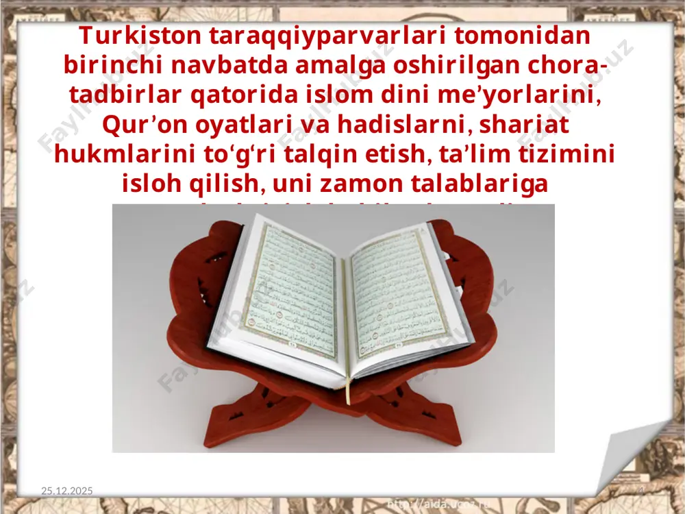 jadidchilik harakatining turkiston ijtimoiy-siyosiy va madaniy hayotiga ta’siri 9 -sinf - Page 4