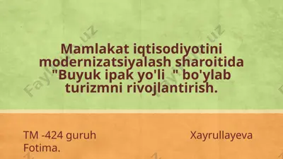 buyukipakyo'li — PPTX