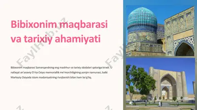 bibixonim maqbarasi — PDF