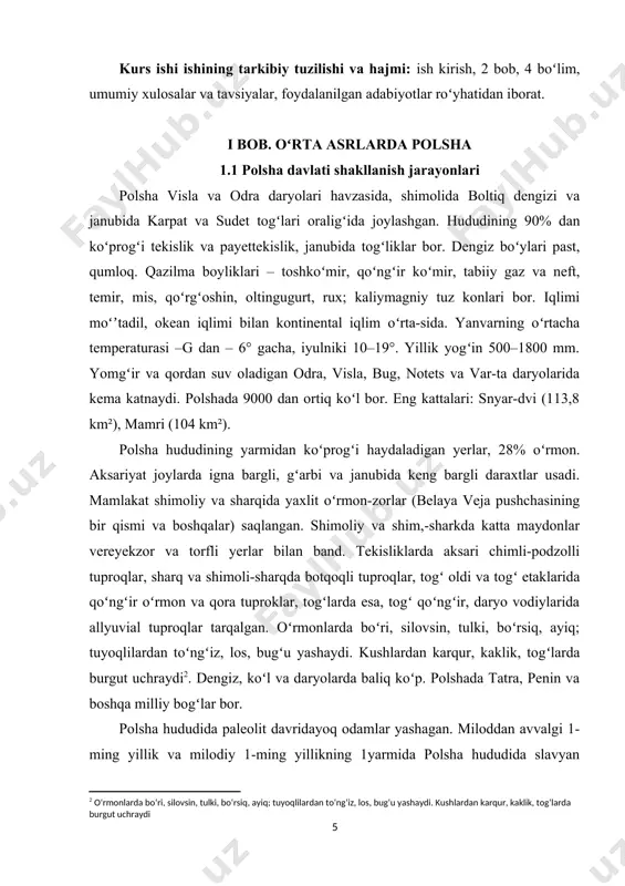 si qoʻl ostidagi davlat sifatida tashkil topgan.polsha davlatiga oid tarixiy yozuvlar gertsog miyeshko i hukmronligidan boshlanadi, uning hukmronligi 963-yildan oldin boshlangan va 992-yilda vafotigacha davom etgan. mieszko 966-yilda chexiya malikasi dubravka bilan turmush qurganidan keyin nasroniylikni qabul qilgan.ushbu tadbir "polshaning suvga cho'mishi" sifatida tanilgan va uning sanasi ko'pincha polsha davlatchiligining ramziy boshlanishini nishonlash uchun ishlatiladi.mieszko yangi mamlakatning mavjudligi uchun asos bo'lgan lechit qabila erlarini birlashtirishni yakunladi.uning paydo bo'lishidan so'ng, polshaga aholini nasroniylikni qabul qilgan, kuchli qirollikni yaratgan va kengroq yevropa madaniyatiga qo'shilgan o'ziga xos polsha madaniyatini rivojlantirgan bir qator hukmdorlar boshqargan. polshani xristianlashtirish polshaning xristianlashuvi polshada nasroniylikning kirib kelishi va keyinchalik tarqalishini anglatadi.jarayonga turtki bo'lgan polshaning suvga cho'mishi, kelajakdagi polsha davlatining birinchi hukmdori mieszko i va uning saroyining ko'p qismining shaxsiy suvga cho'mishi edi.marosim 966- yil 14-aprelning muqaddas shanba kuni bo'lib o'tdi, garchi aniq joy hali ham tarixchilar tomonidan bahsli bo'lsa-da, poznan va gniezno shaharlari eng ko'p bo'lgan joylardir.mieszkoning rafiqasi, …