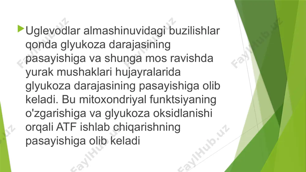 miokardda modda almashinuvining buzilishlari - Page 5
