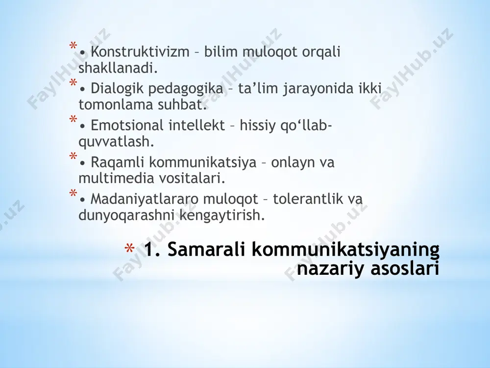 o‘qituvchi va o‘quvchi o‘rtasidagi samarali kommunikatsiya asoslari - Page 5