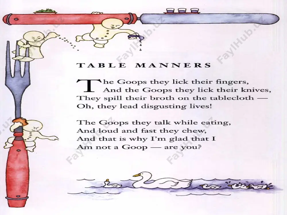 table manners - Page 3