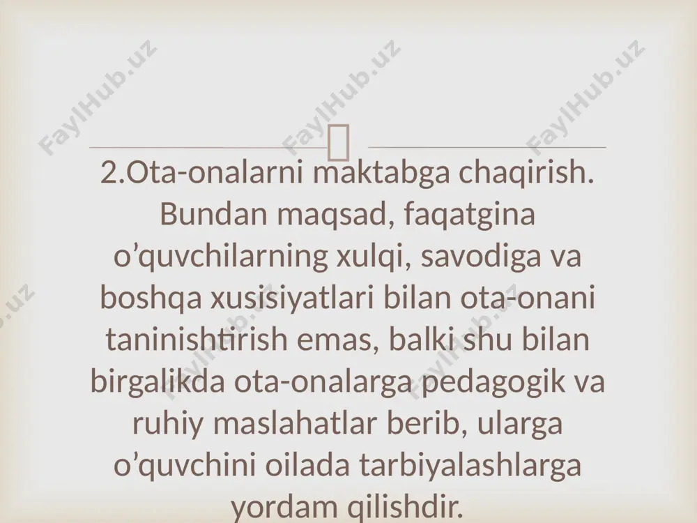 guruh rahbarining ota-onalar bilan olib boradigan ish shakllari - Page 4
