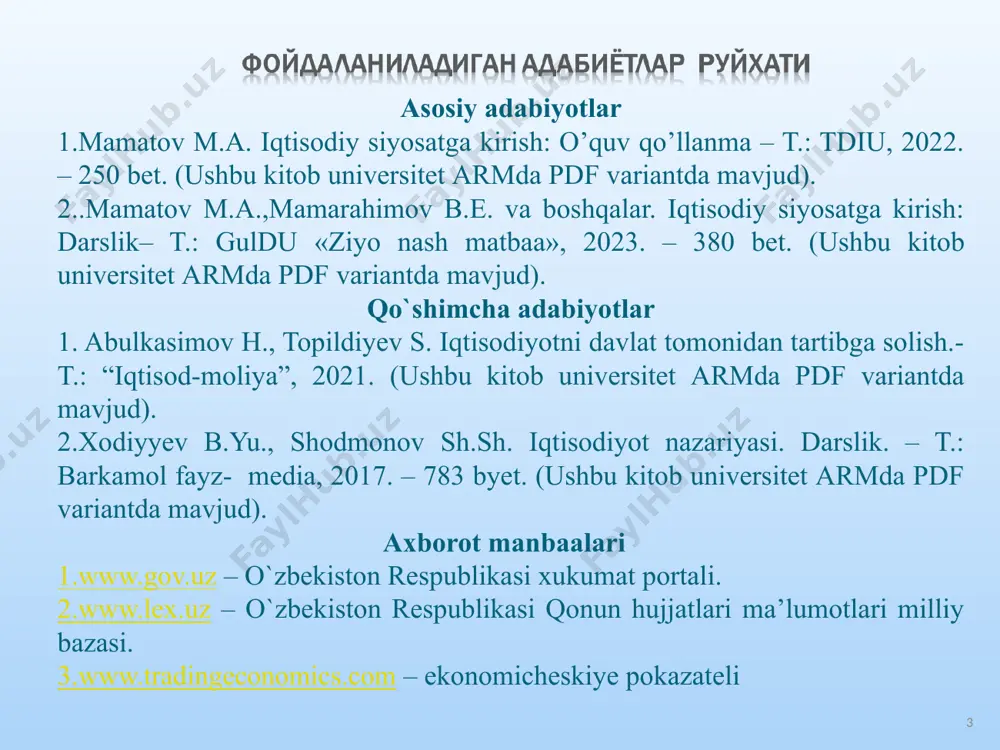 в) ўтказилиши кунидан икки иш куни олдин (соат 13:00 гача) якунланади. 6. буюртманомаларни қабул қилишнинг белгиланган муддатидан кейин тушган буюртманомалар қабул қилинмайди. 7. буюртманома электрон шаклда берилади ва эри билан тасдиқланади. 8. савдолар ўтказилиши тўғрисидаги билдиришнома веб-порталда савдоларни ўтказишдан камида ўттиз календарь кун олдин жойлаштирилади. 9. савдолар ўтказилиши тўғрисидаги билдиришнома эълон қилинганидан кейин оператор барча истаган шахсларнинг веб-порталда жойлаштирилган сотиладиган давлат активи ҳақидаги маълумотга эркин кириши имкониятини таъминлайди. 10. савдоларда иштирок этиш учун талабгорлар олдиндан веб-порталда рўйхатдан ўтадилар. 11. аукцион савдолар ўтказилиши тўғрисидаги билдиришномада кўрсатилган вақтда, савдо майдончасида сотиладиган давлат активини бошланғич нархи бўйича автоматик тарзда жойлаштириш орқали бошланади. 12. аукцион мусобақа асосида, нархини ошириш тамойили бўйича ўтказилади. 13. аукционлар иш куни давомида, соат 09:00 дан соат 18:00 гача бўлган вақт оралиғида ўтказилади. 14. агар лотнинг нархини ошириш ҳақидаги таклифни охирги тасдиқлаш иштирокчи томонидан электрон аукцион ўтказилиши вақти тугашигача ўн дақиқадан кам вақт қолганда амалга оширилган бўлса, аукционни ўтказиш муддати …