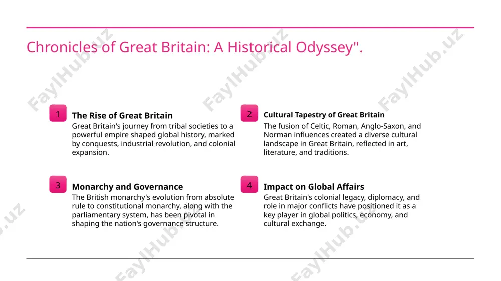 ed global trade by introducing mass production techniques, leading to increased exports and economic dominance. financial hub status london's position as a financial hub attracts global investments, making great britain a key player in international finance and trade networks. cultural contributions of great britain to the world. great britain has made immense cultural contributions to the world. from literature with authors like shakespeare and austen to music icons like the beatles, british culture has left an indelible mark globally. additionally, the uk's film industry and fashion trends continue to influence the world. photo by caleb woods on unsplash british industrial revolution: impact on global economics. 1 industrial revolution origins - the british industrial revolution started in the late 18th century, fueled by advancements in textile production and steam power. 2 global economic transformation - the industrial revolution transformed the global economy, shifting production from manual labor to machines, leading to …