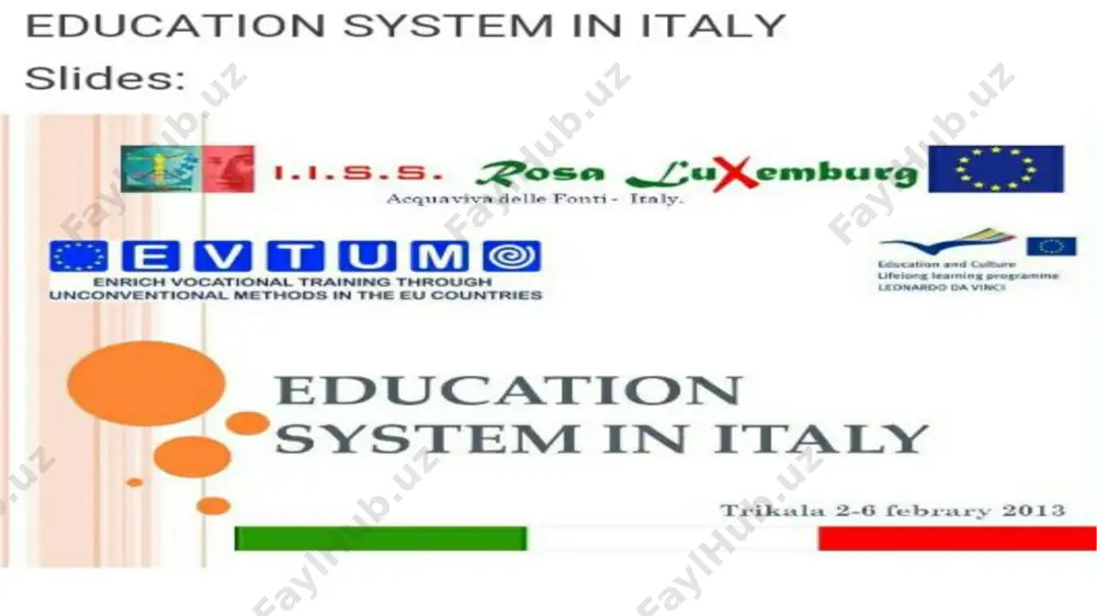 education system in italy - Page 2