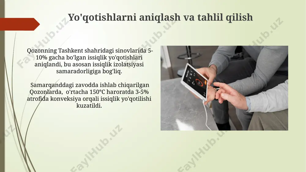 qozon qurilmasining issiqlik balansini tekshirish va o'rganish - Page 4
