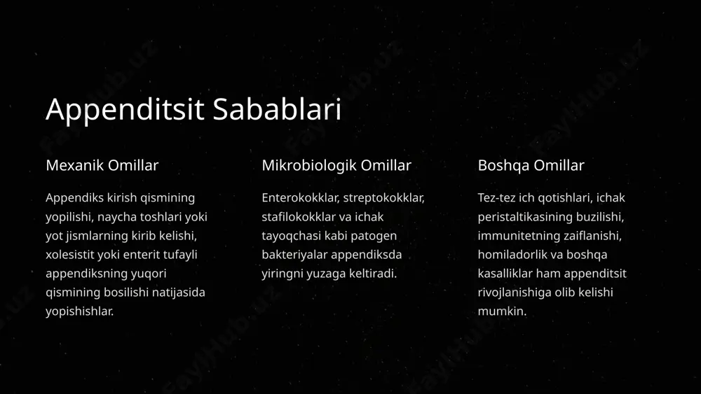 soratlarsiz shifo o'z vaqtida va to'g'ri davolash bilan appenditsitdan sog'ayish ehtimoli juda yuqori. 9 image1.png image2.png image3.png image4.png image5.png image6.png image7.png image8.png image9.png image10.png image11.png image12.png image13.png image14.png image15.png image16.png image17.png