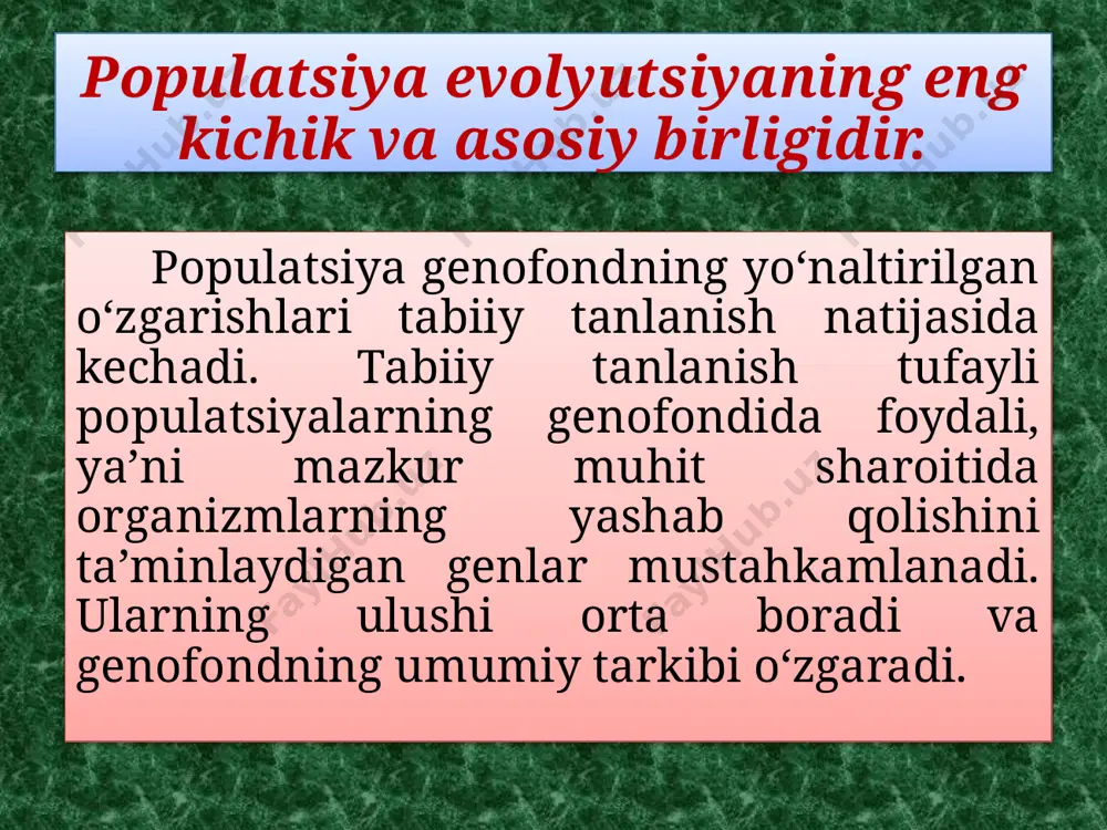 evolutsiyaning sintetik nazariyasi - Page 4