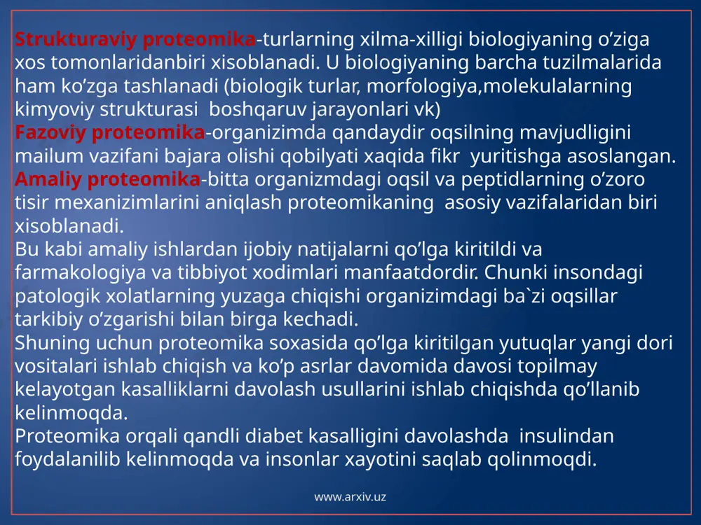 bioinformatika fani yutuqlarining genomika proteomikafanlari rivojidagi o’rni - Page 5