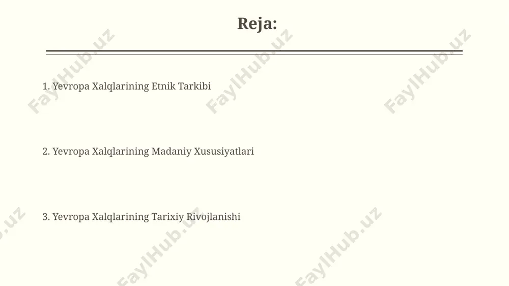 ojlanishi европанинг турли минтақаларидаги қабилалар ўртасидаги ўзаро муносабатлар ва миграция жараёнлари демографик ўзгаришларга ва генетик хилма-хилликка сабаб бўлган. рим империясининг парчаланишидан кейинги даврда европада феодализмнинг ривожланиши ва ўрта аср шаҳарларининг пайдо бўлиши жамият таркибига жиддий таъсир кўрсатган. yevropa xalqlarining adabiyoti 19-асрда реализм йўналиши европа адабиётида ҳукмронлик қилди, 1000 дан ортиқ роман ва ҳикоялар бу даврнинг адабий меросини ташкил этади, буларда ижтимоий масалалар ва инсон тақдири акс этган. мифология ва этнографик элементларга бой ўрта асрлар адабиёти 500 йилдан ортиқ даврни қамраб олган бўлиб, кўплаб эпик достонлар ва ривоятларни ўз ичига олади. yevropa xalqlarining til oilalari fin-ugor tillari oilasi, taxminan 20 million kishi tomonidan so'zlashiladigan, shimoliy va sharqiy yevropada tarqalgan bo'lib, uning tarkibiga venger, fin va eston tillari kiradi. alban tili, taxminan 7 million kishining ona tili bo'lib, indo-yevropa oilasining alohida tarmog'iga mansub bo'lib, tilshunoslar uning kelib chiqishini aniqlashda qiyinchiliklarga duch kelishadi. yevropa xalqlarining taomlari sharqiy yevropada turli xil kartoshka taomlari, jumladan, …