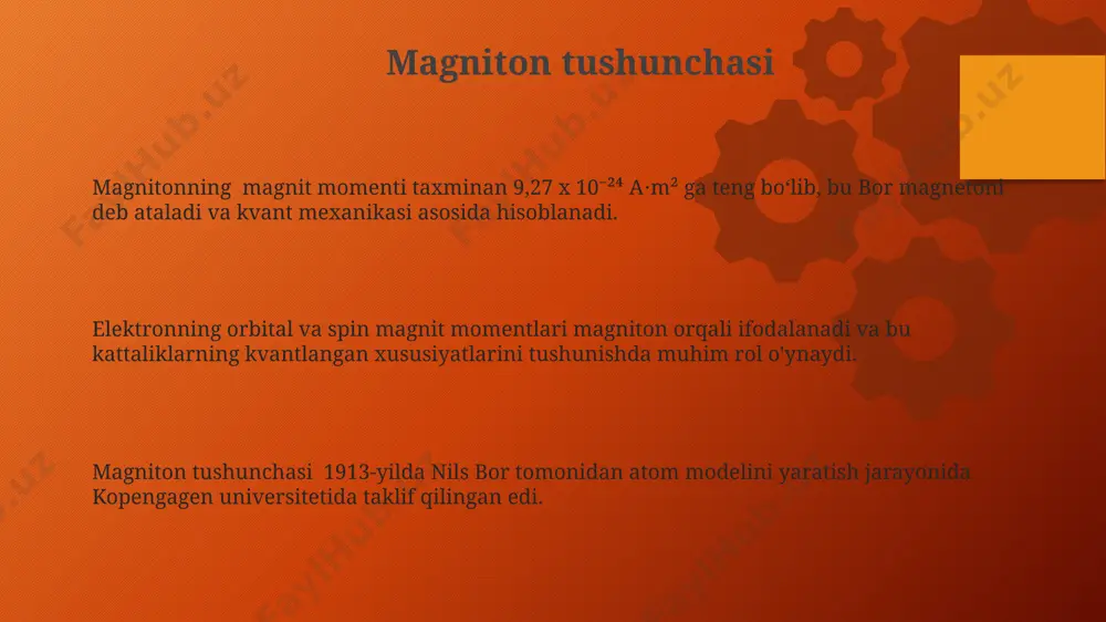 i aniqlangan bo'lib, bu kvantlash hodisasini tasdiqladi va atomning ichki tuzilishi haqida muhim ma'lumotlarni berdi. kvant mexanikasi asoslari shroedinger tenglamasi, 3 o'lchovli fazo va vaqtda kvant tizimining to'lqin funksiyasini aniqlaydi va bu tenglama yordamida vodorod atomining energiya darajalari aniq hisoblab chiqilgan. kvant mexanikasi asoslari 1920-yillarda germaniya va daniya olimlari tomonidan rivojlantirilgan bo'lib, atomlarning elektronlarining diskret energiya sathlarini va kvant sonlarini tushuntirishga imkon berdi. heisenbergning noaniqlik printsipi, kvant mexanikasining asosiy postulatlaridan biri bo'lib, zarracha holatining aniq impuls va koordinatalarini bir vaqtning o'zida aniqlashning imkoniyatsizligini ko'rsatadi. shredinger tenglamasi tenglama, 3 o'lchovli fazo koordinatalari va vaqt funksiyasi bo'lgan to'lqin funksiyasini o'z ichiga olib, atomning energetik holatini aniqlash imkonini beradi. shredinger tenglamasining yechimlari, masalan, vodorod atomining energiya darajalari kabi, tajriba natijalari bilan yuqori aniqlikda mos keladi va bu uning to'g'riligini tasdiqlaydi. shredinger tenglamasining 1926-yilda avstriyalik fizik ervin shredinger tomonidan kvant mexanikasi sohasida elektronning atom yadrosidagi harakatini tavsiflash uchun taklif qilinganligi ma’lum. atom oqimlari atom …