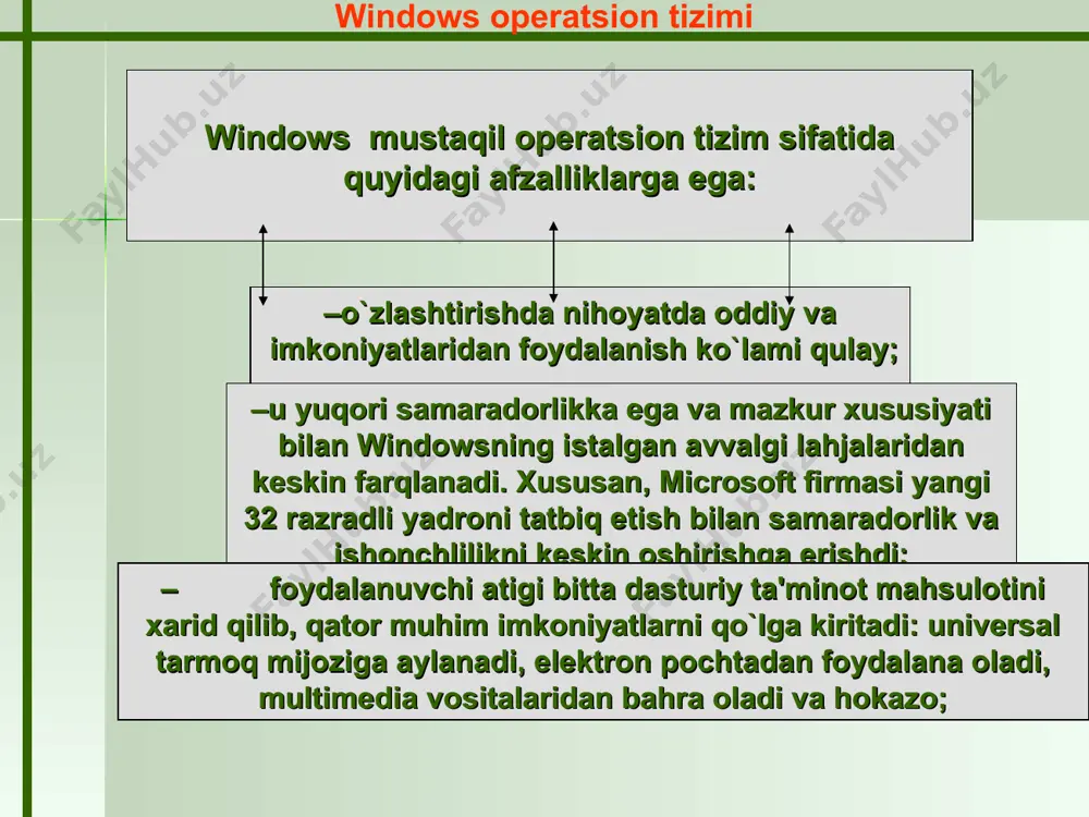 windows operatsion tizimi tarixi - Page 5