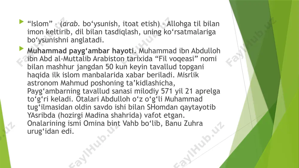 islamning o‘rta asrlardagi tarixi - Page 5