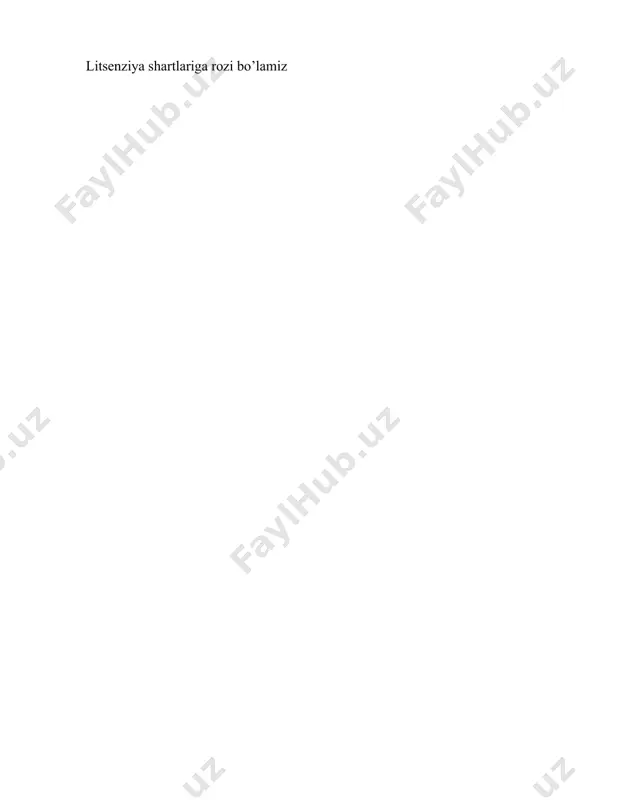 o‘chirish del fayl.txt rmdir bo‘sh papkani o‘chirish rmdir test_papka rename fayl nomini o‘zgartirish rename eski.txt yangi.txt foydali qo‘shimcha komandalar: windows: · tree – papkalar tuzilmasini daraxt ko‘rinishida ko‘rsatadi. · attrib – fayl atributlarini ko‘rish/o‘zgartirish. linux: · file – faylning turi haqida ma’lumot beradi. · stat – fayl haqida batafsil ma’lumot. · find – fayl/qidiruv uchun. . fayl tizimi tushunchasi: · fayllar — bu ma’lumotlarni saqlovchi asosiy birliklar (matn, rasm, video, dastur va h.k.). · papkalar (kataloglar) — bu bir nechta fayl va papkalarni guruhlash uchun ishlatiladi. · har bir operatsion tizimda o‘ziga xos fayl tizimi mavjud: · windows: ntfs, fat32 · linux: ext4, btrfs · macos: apfs linux bash: komanda maqsadi misol ls -l papkada fayllar ro‘yxatini ko‘rish ls -la /home/user cd katalogga o‘tish cd /etc mkdir papka yaratish mkdir yangi_papka touch bo‘sh fayl yaratish touch fayl.txt cp fayl yoki papkani nusxalash cp fayl.txt /tmp/ mv faylni ko‘chirish yoki nomini …