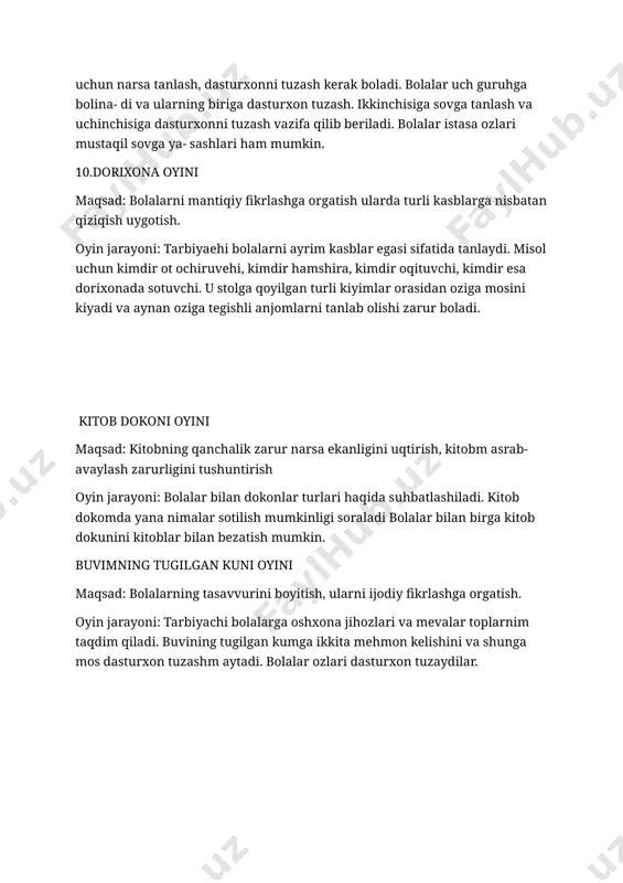 bolalar nutqini òstirish fanidan mustaqil ishi - Page 5