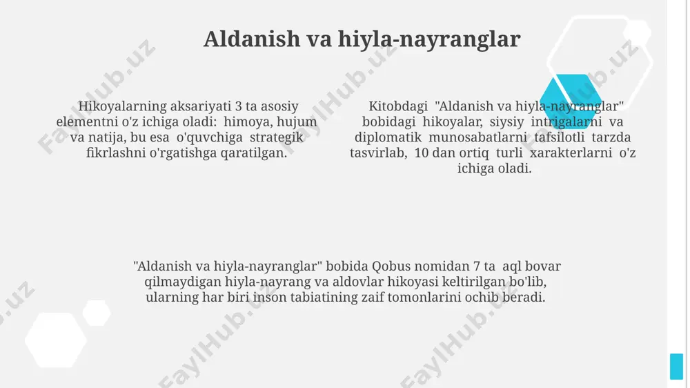 qobusnoma asaridagi hikoyatlar - Page 4