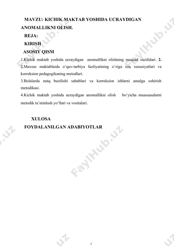 “kadrlar tayyorlash milliy dasturi” ishlab chiqilib, ta’lim sohasini tubdan isloh qilish, uni totalitar tuzumdan qolgan mafkuraviy qarashlar va sarqitlardan xalos etish, rivojlangan demokratik davlatlar darajasida, yuksak ma’naviy va axloqiy talablarga javob beruvchi yuqori malakali kadrlar tayyorlash tizimini yaratishni maqsad qilib qo‘ydi. shu asosda bugungi kunda shaxs va uning ma’naviyati, tarbiyasi eng dolzarb muammo sifatida qaralib, pedogoglar oldiga muhim vazifalarni belgilab bermoqda. rivojlangan hozirgi davr fan sohalarining qaysi birini olib qaramang barchasini zamirida yosh avlodga zamonaviy texnologiyalar asosida ta’lim barish va ma’naviy-axloqiy jihatdan barkamol bo‘lishlari uchun alohida e’tibor qaratiladi. shunday ahamiyatga ega bo‘lgan masalalar qator olimlarimiz tamonidan tadqiq etilgan. jumladan: z.mirtursunov, q. munavvarov, k. xoshimov, s. temurova, n. safarov, m. xaydarov, r. ishmuxammedov, j. yo‘ldoshev, r. mavlonova, o. to‘raev, i.tursunov f. qodirova va boshqalar o‘zlarining ilmiy tadqiqotlarida tarbiyaning nazariy asoslarini keng yoritib berganlar. bugungi kunda anomal bolalar o’quv-tarbiyaviy faoliyatini o’rganayotgan tadqiqotchi, olimlar r.po’latova, i.nurmuxammedova, d.yakubjonova, z.mamajonova, sh amirsaidova, a.sultonovalar maxsuus pedagogika …