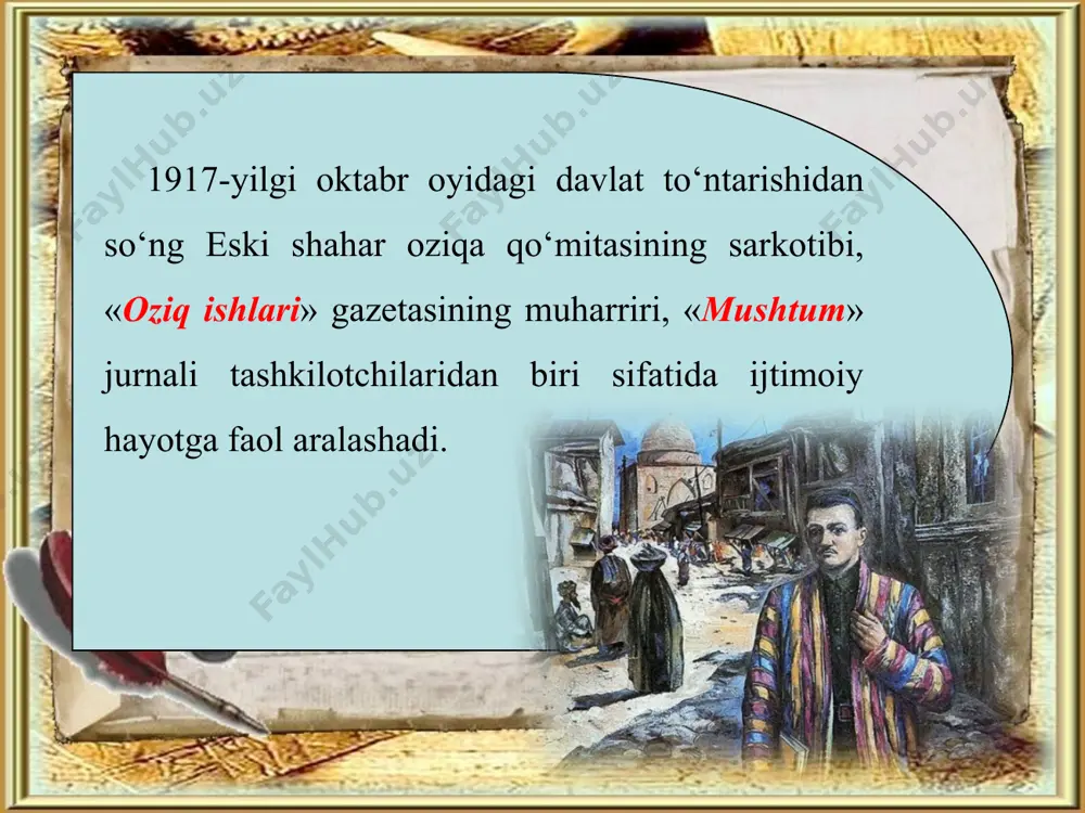 abdulla qodiriy hayoti va ijodi 10-sinf adabiyot - Page 4
