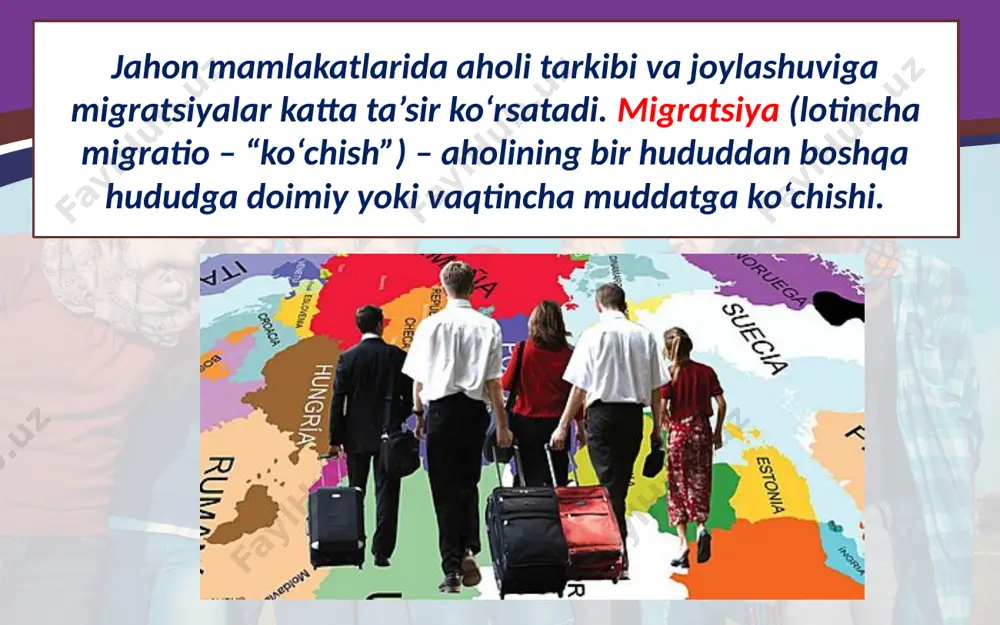 xalqaro migratsiya jarayonlari va muammolari. 10 - sinf - Page 3