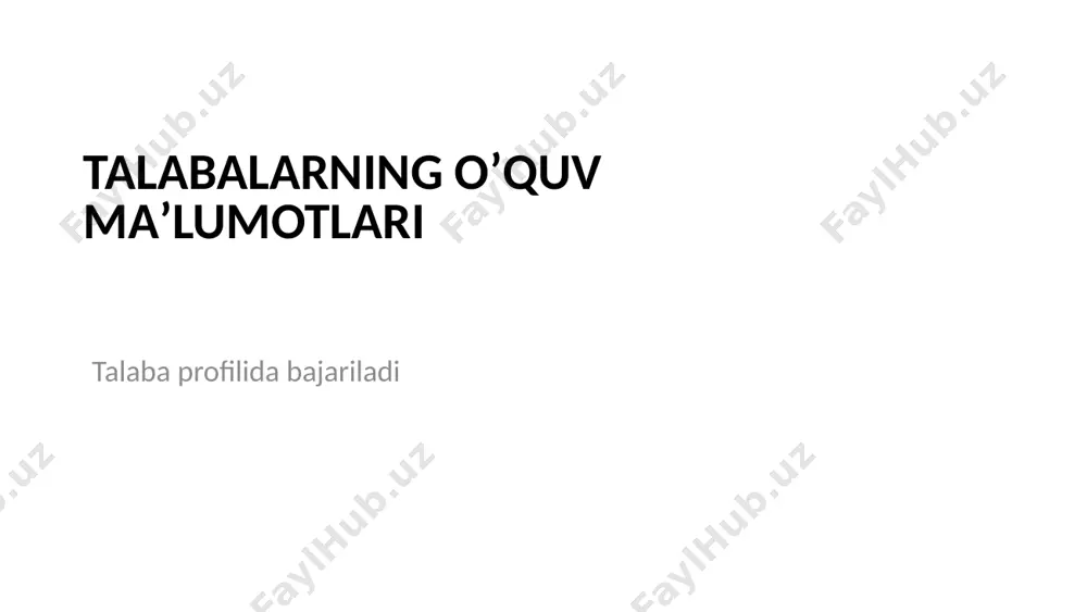hemis oliy taʼlim jarayonlarini boshqarish axborot tizimi (hemis talaba) - Page 3