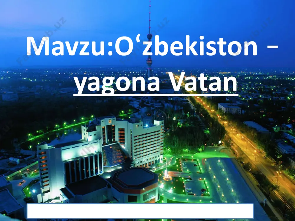nyodkori hisoblanadi. bu jamiyatning ma’no-mazmunini, rivojlanish darajasi va istiqbolini shu xalqning orzu-intilish va harakatlari belgilaydi. savol va topshiriqlar: 1. biz xalqimizni nima uchun sevamiz? 2. rasmlarda xalqimizning qanday urf-odatlari tasvirlangan? 3. siz xalqimizning qaysi fazilatlarini yaxshi ko‘rasiz? 4. hayotingizda ana shu fazilatlarga amal qilasizmi? 5. o‘zbek xalqining farzandi ekaningizdan faxrlanasizmi? nima uchun? 6. xalqimiz haqida qanday she’r yoki qo‘shiq bilasiz? image2.png image3.jpeg image4.jpeg image5.jpeg image6.jpeg image7.emf image8.jpeg image9.jpeg image10.jpeg image11.jpeg image12.jpeg image13.jpeg image14.jpeg image15.jpeg image1.jpeg /docprops/thumbnail.jpeg