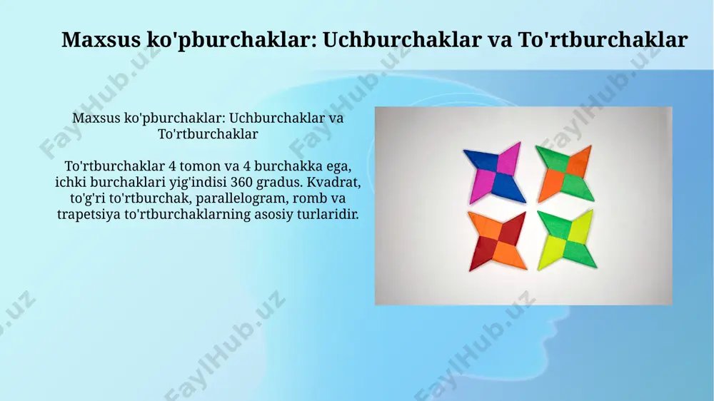 ko'pburchaklar va ularning turlari - Page 3