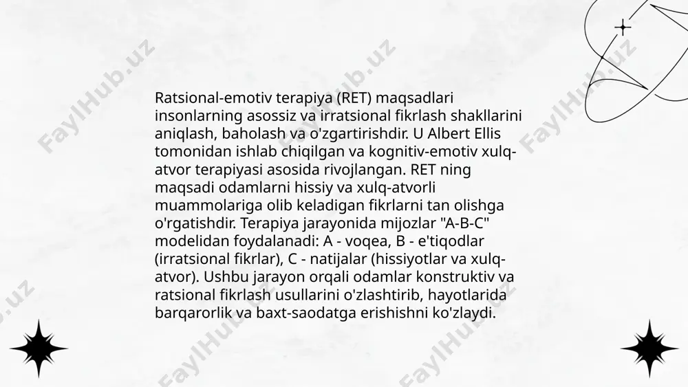 albert ellisning xulq ratsional-emotiv terapiyasi - Page 5