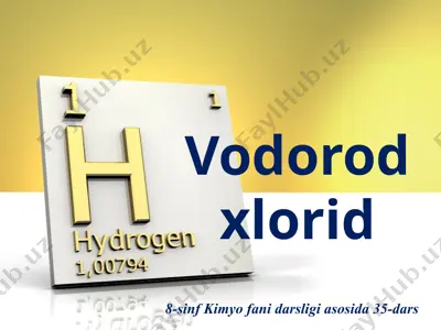 vodorod xlorid — PPTX