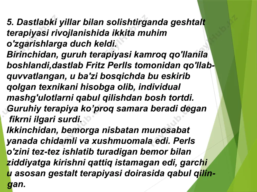 huniladi. misol uchun, agar biz in'ikos haqida gapiradigan bo'lsak, yaxlitlik (gestalt) ingl. tilida/. maydonning yaxshi yoki muvozanatli tashkil etilishi deb tushuniladi. geshtalt psixologlari kuch-qudratlararo munosabatlar tilida hamma narsani ta'riflashga harakat qiladilar va dunyodagi barcha elementlar biz ularni anglagan holda ikki turdagi kuchlarning o'zaro ta'siriga bo'ysunadi deb hisoblaydi: bu barcha elementlarni bir butunga birlashtirishga va butun dunyoni yiqilishiga yo'l qo'ymaydigan kuchlarni cheklashga harakat qiladi bir nuqtada yoki bir joyda aniq muvozanatni ta'minlash kiradi. bu kuchlar natijalarini biz geshtalt deymiz. daniya geshtalt psixologi edgar rubin tomonidan tasvirlangan bu tavir rubinning fazosidir (yoki "profillar va vaza"): yon tomondan ikkita profilga ega bo'lgan bu rasm profil sifatida qabul qilinishi mumkin va vaza sifatida qabul qilinishi mumkin. va vazani ko'rganimizda, bizga profil ko'rinadi va yoki profillar \ yo'qoladi, fonga aylanadi - vaza bir figuraga, geshtaltga aylanadi va biz profillarni boshlashni boshlaganimizda, ular allaqachon bizga ko'rinadi va vazalar endi mavjud bo’lmay qoladi - bu ularning orqa …