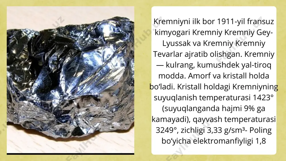 kremniy elementi haqida - Page 4