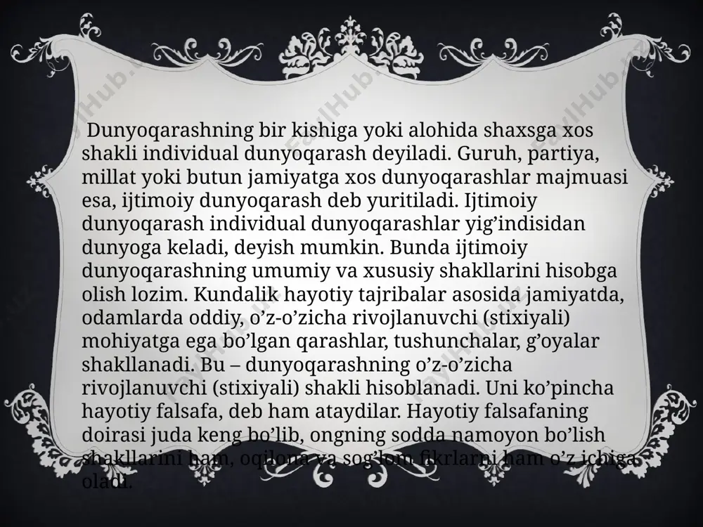 falsafiy dunyoqarash - Page 5