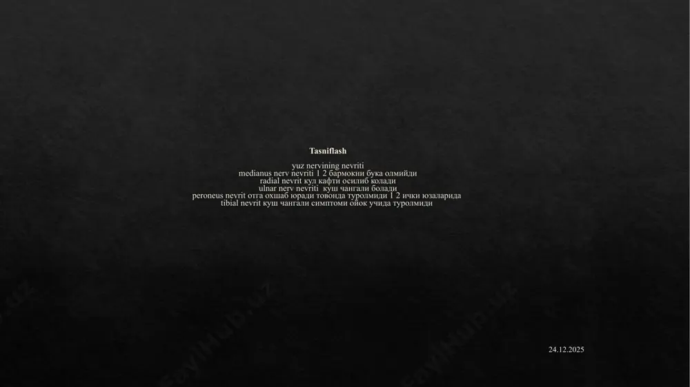 ni tekshirishning asosiy usuli magnit-rezonans tomografiya hisoblanadi. zamonaviy yuqori texnologiyali uskunalar orqa miya, shuningdek, umurtqa pog‘onasi va bo‘g‘imlari, orqa miya disklari, yumshoq to‘qimalarni sifatli tasvirlash imkoniyatini beradi. 19.05.2023 ushbu muammoni hal qilish uchun: bemorga dam beriladi. unga har qanday jismoniy faoliyatni keskin kamaytirish va qattiq asosda (ortopedik to'shak yoki maxsus qalqon) uxlash tavsiya etiladi. tik holatda bemor kamar yoki korsetda dori-darmonlarni buyuring. ularni tanlashda og'riq sindromining xususiyatlari hisobga olinadi. agar og'riq tashvish, depressiya va boshqa ruhiy kasalliklar bilan birga bo'lsa, shifokor antidepressantlar va trankvilizatorlardan qo'shimcha foydalanishni tavsiya qilishi mumkin. dori bo'lmagan terapiyani tayinlang. 19.05.2023 surunkali vertebrogenik og'riq sindromlarini davolashda (o'tkir bo'lmagan davrda), qo'lda terapiya, fizioterapiya, kinezioterapiya, massaj, fizioterapiya mashqlari qo'llaniladi. optimal texnika bemorning ahvolini, uning individual xususiyatlarini va birgalikdagi kasalliklarini hisobga olganholda tanlanadi. ular jarrohlik davolashni taklif qilishashda bu faqat konservativ terapiyaning samarasizligi yoki mos kelmasligi bilan amalga oshiriladi. operatsiyalar orqa miya siqilish belgilari mavjudligida amalga oshiriladi shifokor tomonidan tavsiya …