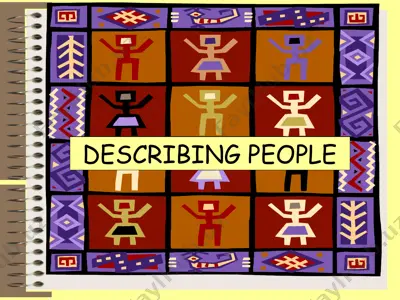 describing people — PPT